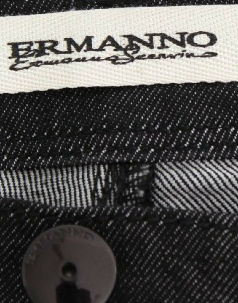 Ermanno Scervino Chic Black Skinny Jeans - Elegant & Slim Fit Ermanno Scervino
