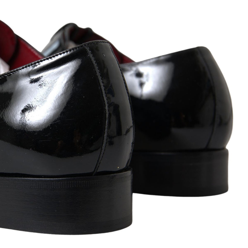 Dolce & Gabbana Elegant Black Patent Leather Formal Men's Shoes Dolce & Gabbana
