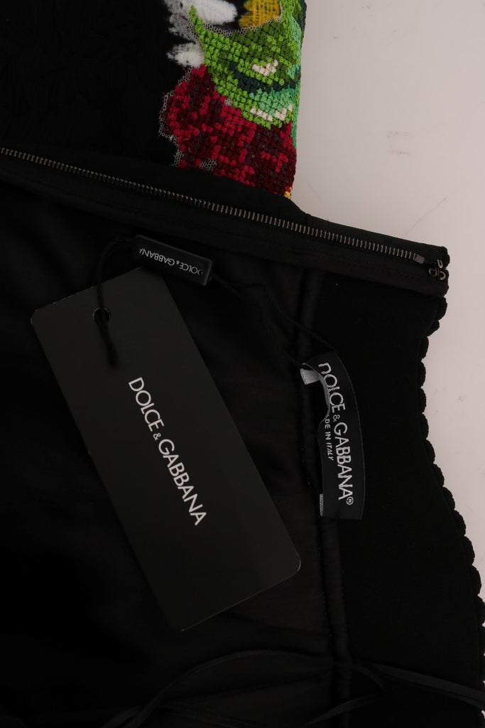 Dolce & Gabbana Embellished A-Line Mid-Calf Skirt Dolce & Gabbana