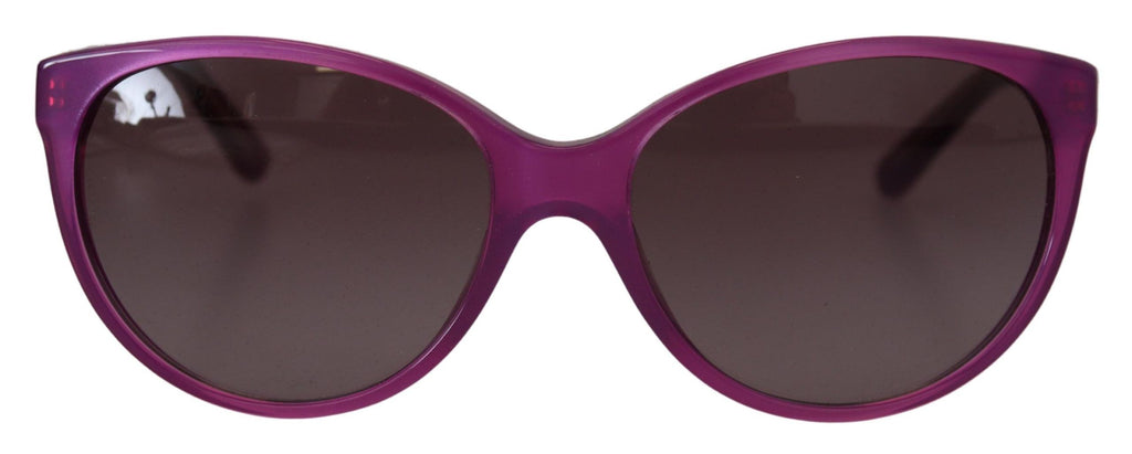 Dolce & Gabbana Chic Purple Acetate Round Sunglasses Dolce & Gabbana