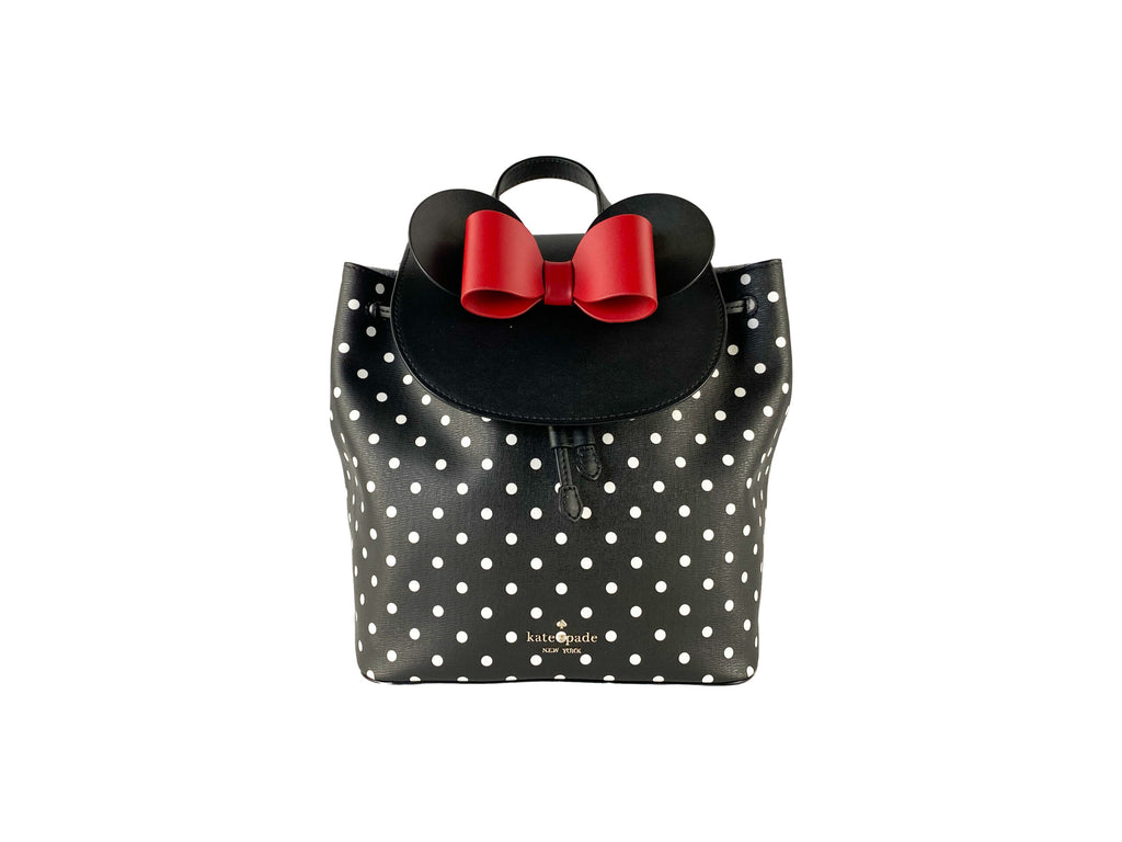 Kate Spade Disney Minnie Mouse Medium Leather Backpack Bookbag Bag Kate Spade