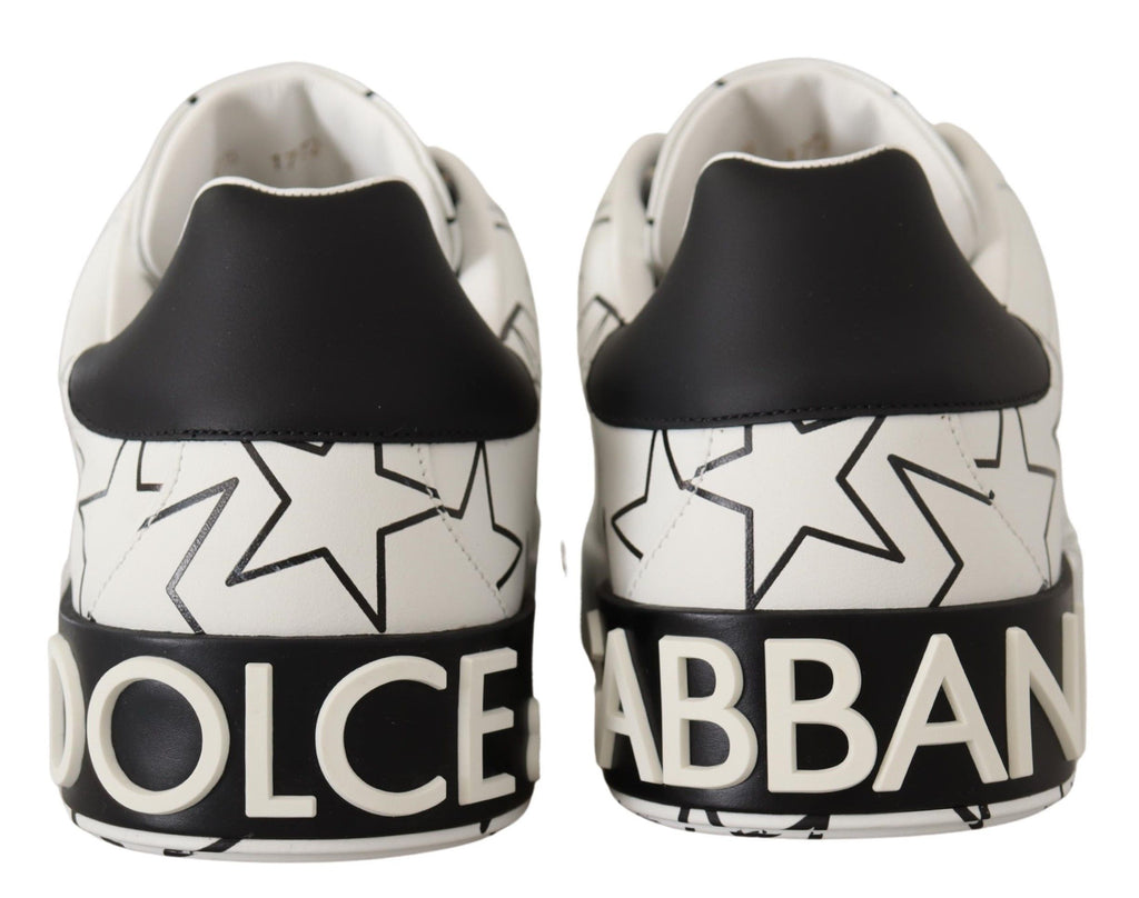 Dolce & Gabbana Elegant Star-Patterned Low-Top Sneakers Dolce & Gabbana