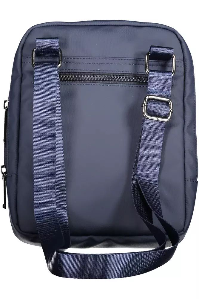 Aeronautica Militare Sleek Blue Shoulder Bag with Laptop Compartment Aeronautica Militare
