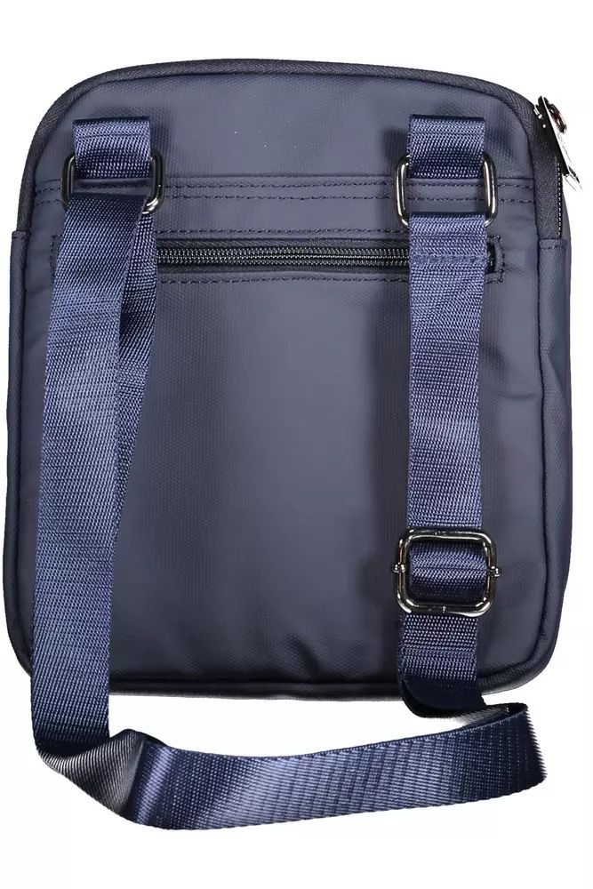 Aeronautica Militare Sleek Blue Shoulder Bag with Contrasting Details Aeronautica Militare