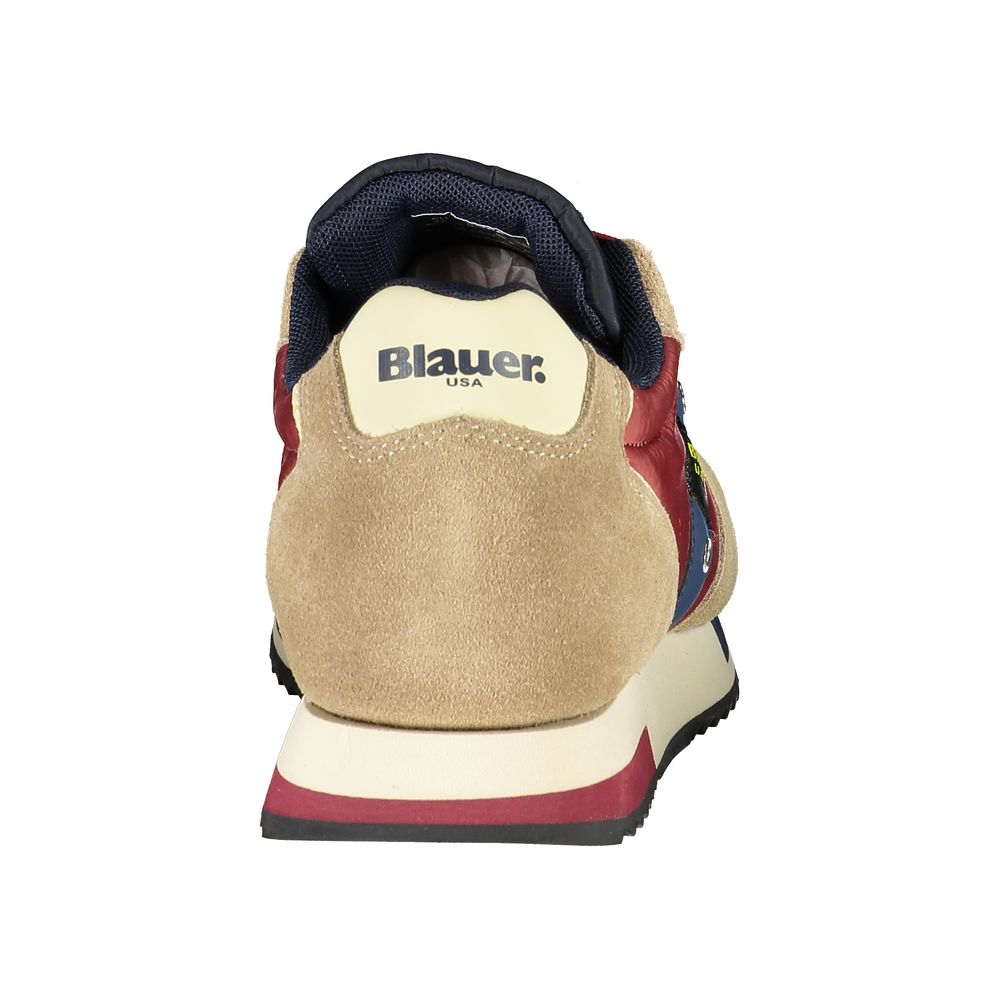 Blauer Beige Sports Sneakers with Contrast Accents Blauer