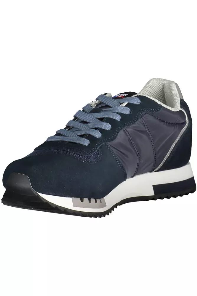 Blauer Sleek Blue Sports Sneakers with Contrasting Details Blauer