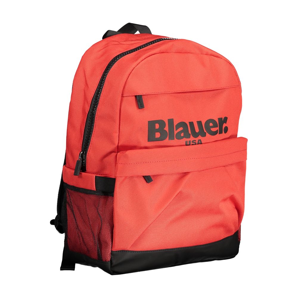Blauer Red Polyester Backpack Blauer