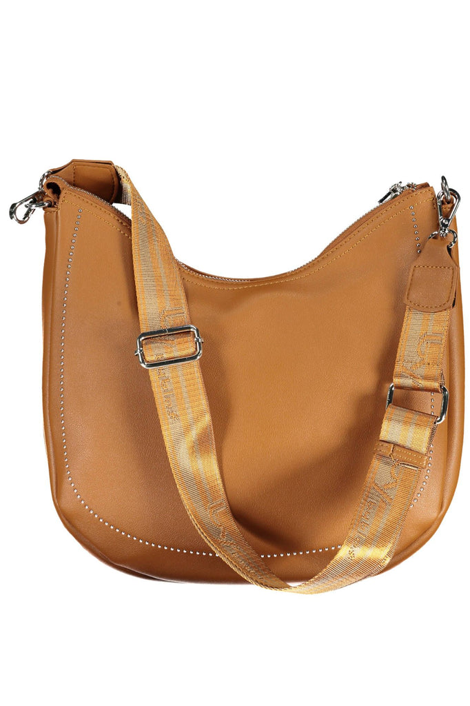 BYBLOS Chic Brown Handbag with Contrasting Details BYBLOS