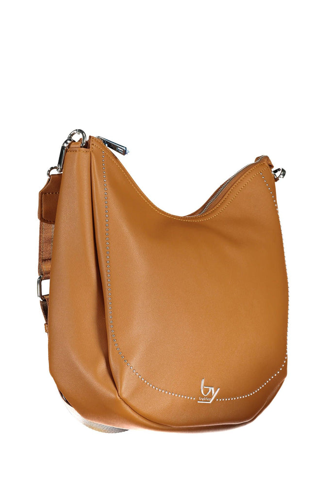 BYBLOS Chic Brown Handbag with Contrasting Details BYBLOS