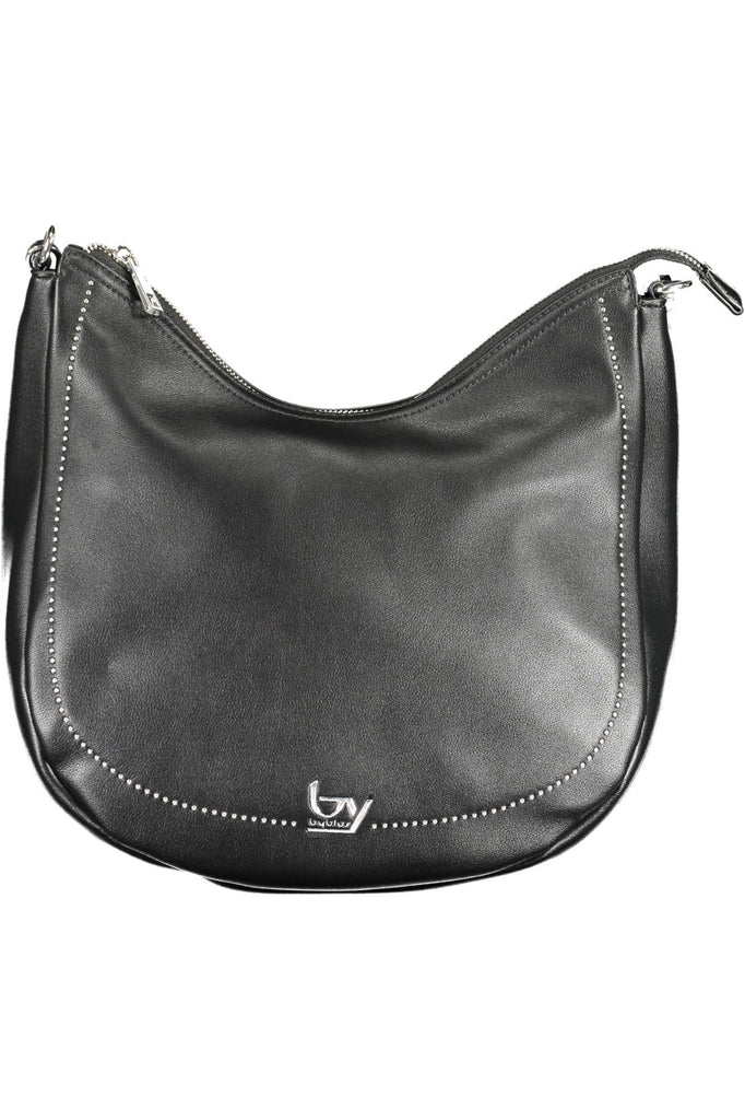 BYBLOS Elegant Black Polyurethane Handbag BYBLOS