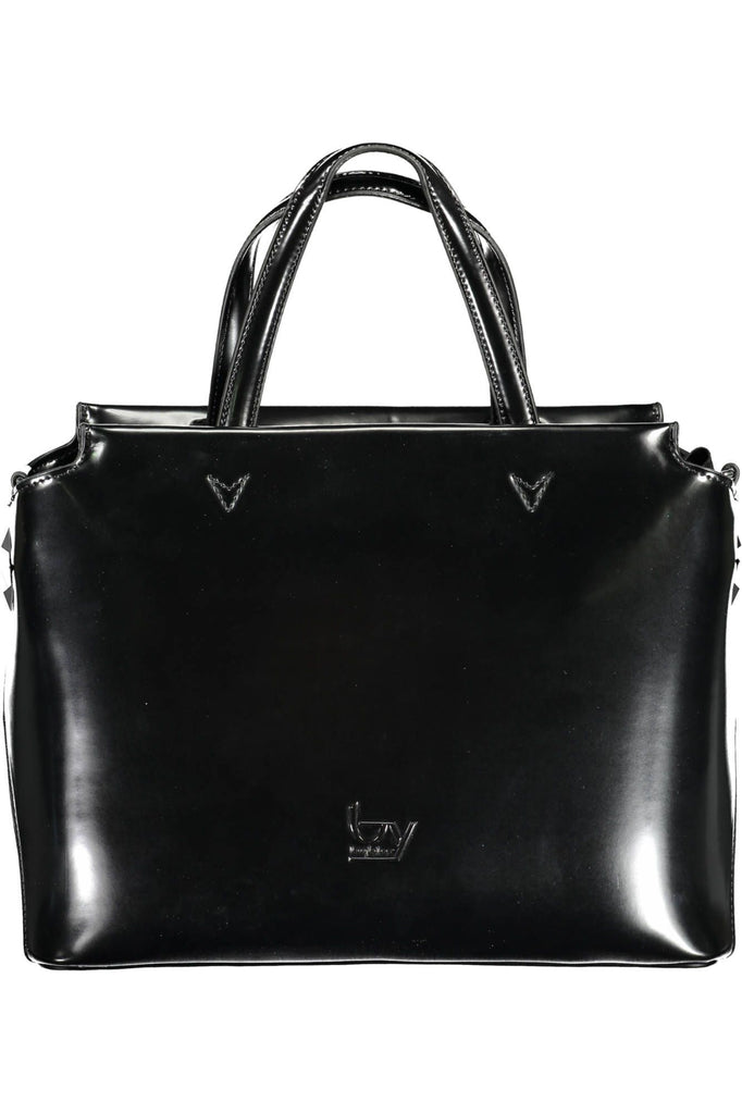 BYBLOS Elegant Black Two-Handle Bag with Contrasting Details BYBLOS