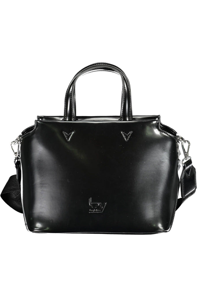 BYBLOS Elegant Black Two-Handle Bag with Contrasting Details BYBLOS