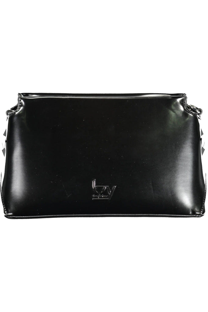 BYBLOS Elegant Black Contrasting Details Shoulder Bag BYBLOS