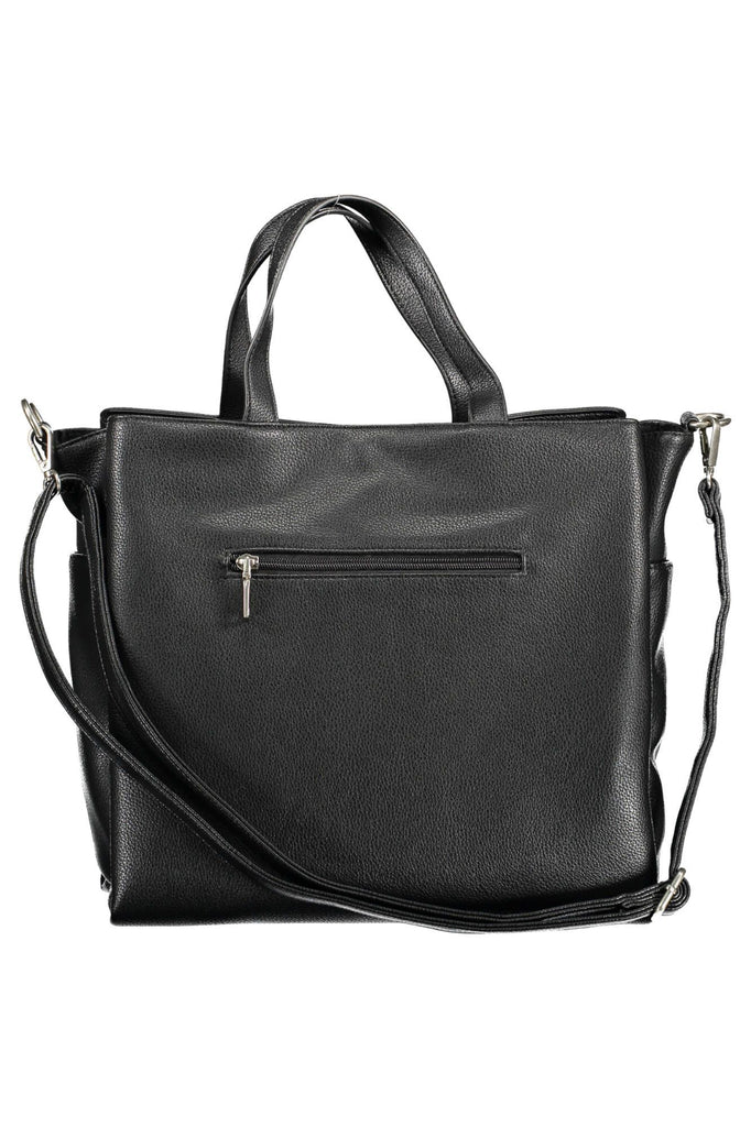 BYBLOS Chic Black Multi-Pocket Handbag BYBLOS