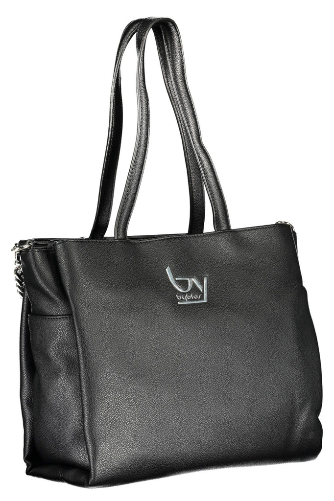 BYBLOS Elegant Black Chain-Strap Handbag BYBLOS
