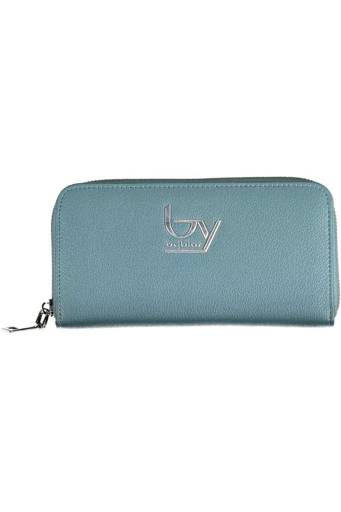 BYBLOS Chic Blue Polyethylene Wallet with Coin Purse BYBLOS