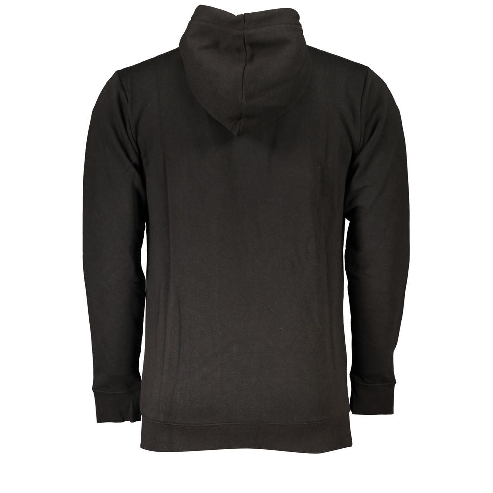 Cavalli Class Chic Black Hooded Sweatshirt - Long Sleeve Cavalli Class