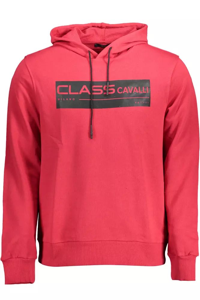 Cavalli Class Pink Cotton Sweater Cavalli Class