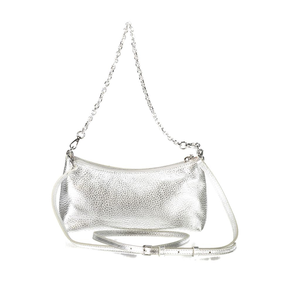 Coccinelle Silver Leather Handbag Coccinelle