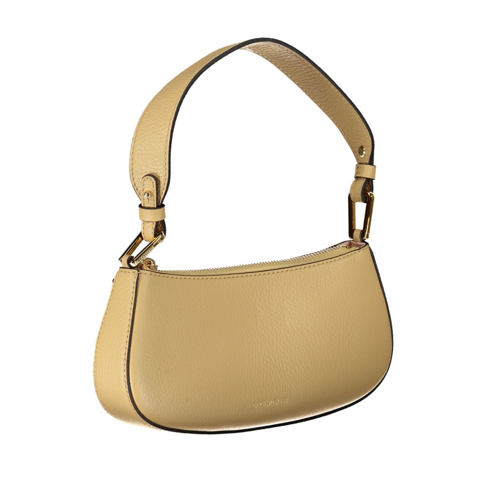 Coccinelle Beige Leather Handbag - Luxe & Glitz