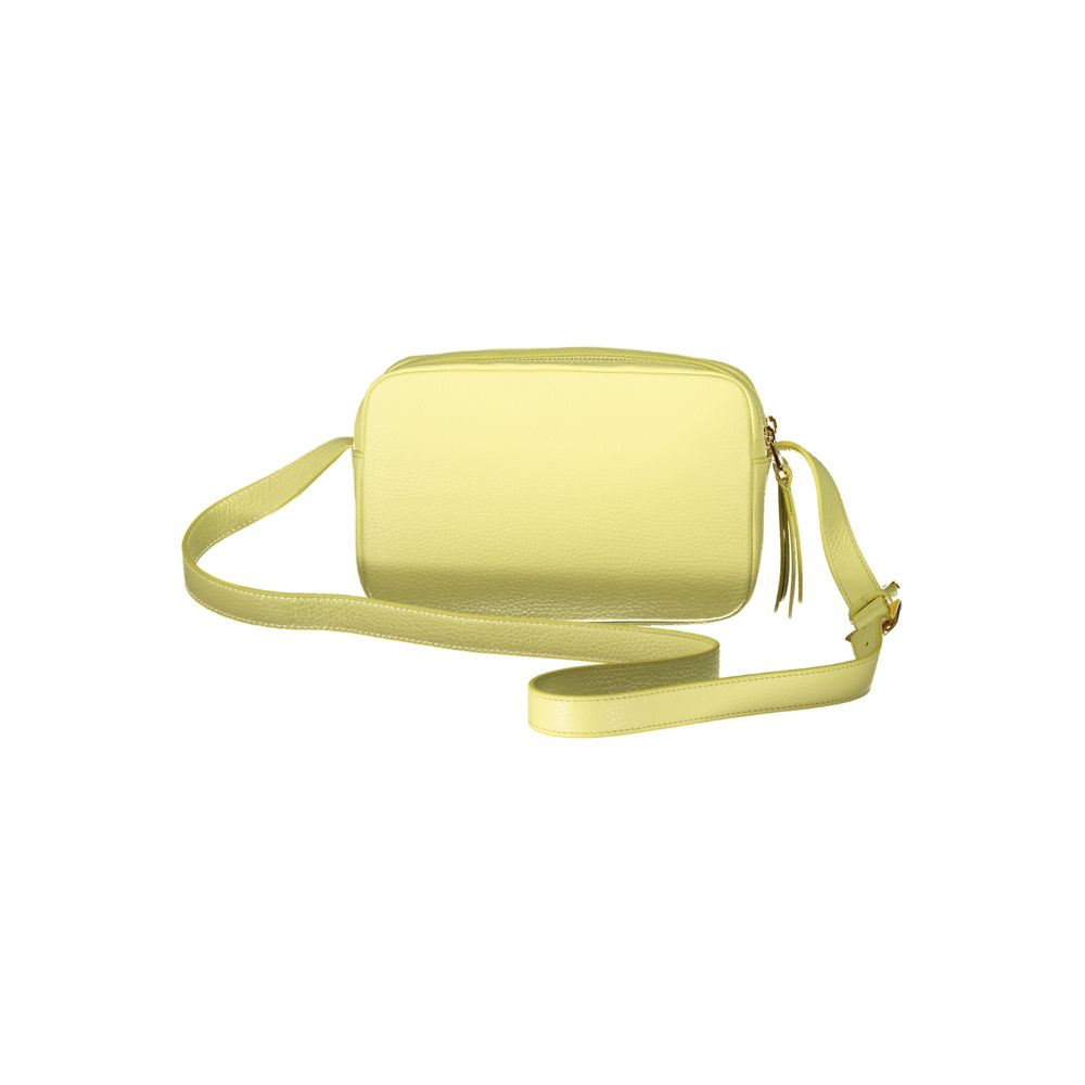 Coccinelle Yellow Leather Handbag Coccinelle