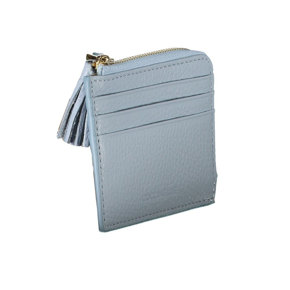 Coccinelle Light Blue Leather Wallet Coccinelle
