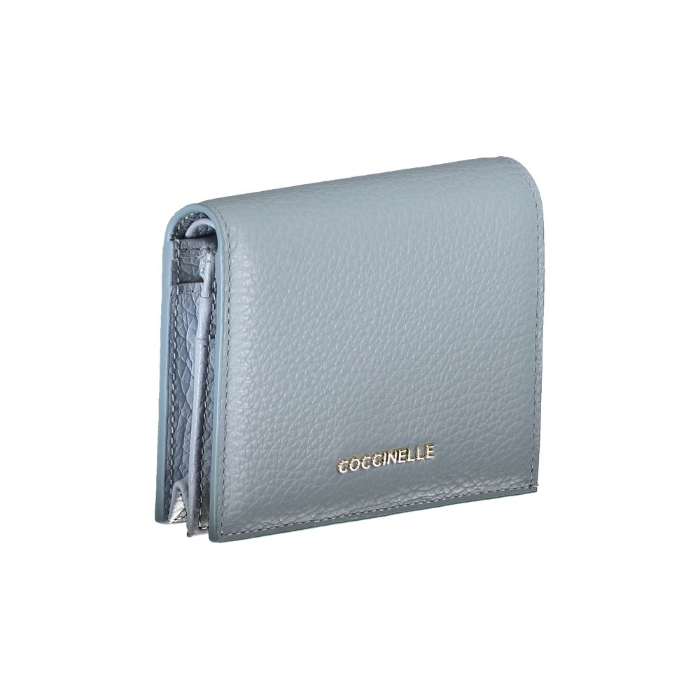 Coccinelle Light Blue Leather Wallet Coccinelle