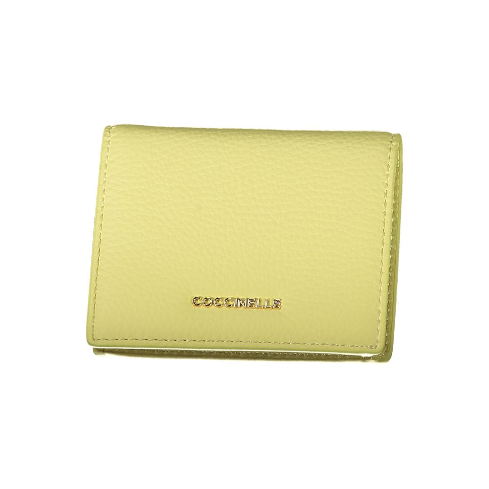Coccinelle Yellow Leather Wallet Coccinelle