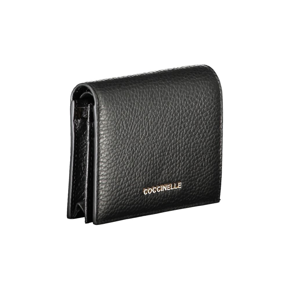 Coccinelle Black Leather Wallet Coccinelle