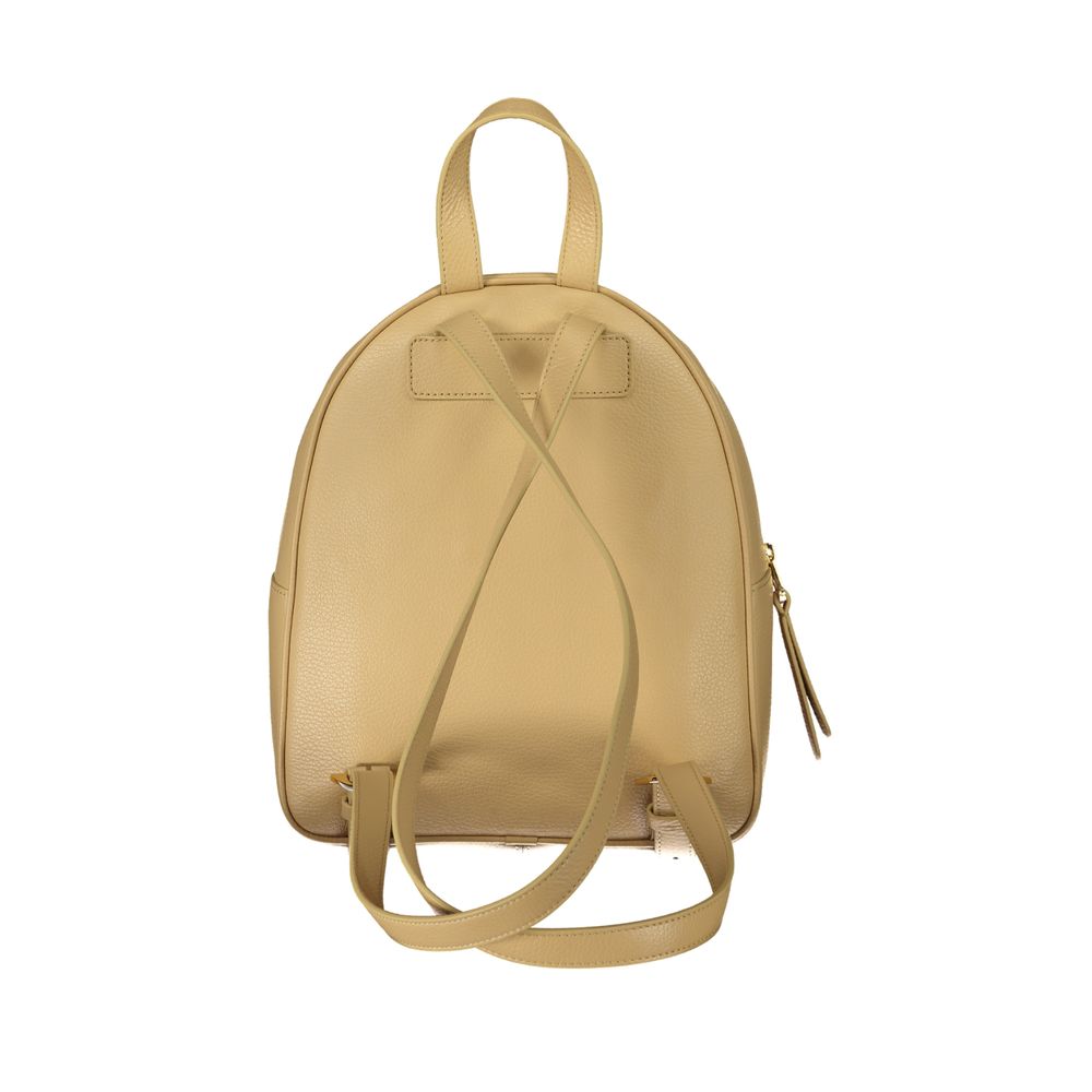 Coccinelle Beige Leather Backpack Coccinelle