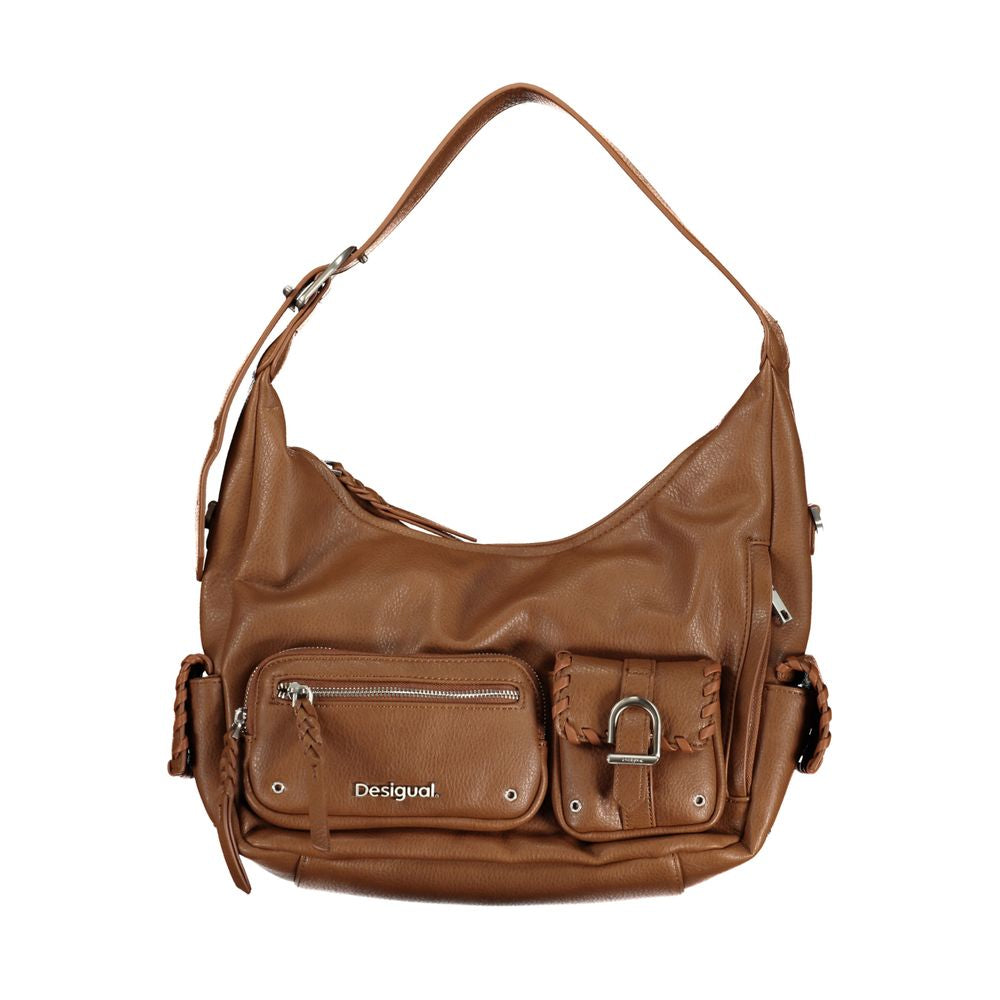 Desigual Brown Polyethylene Handbag Desigual