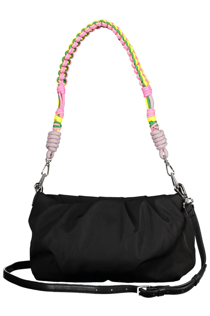 Desigual Chic Black Contrast Detail Handbag Desigual