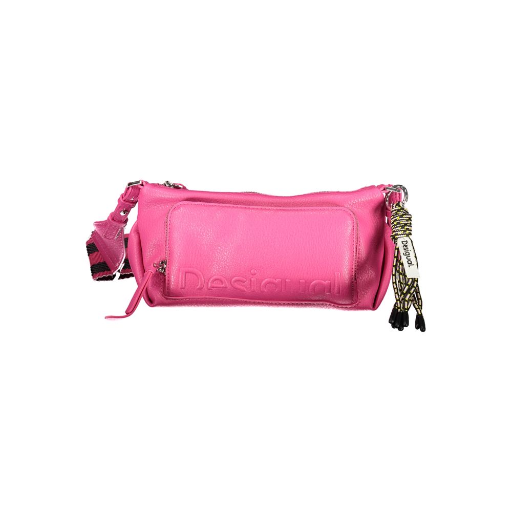 Desigual Pink Polyethylene Handbag Desigual