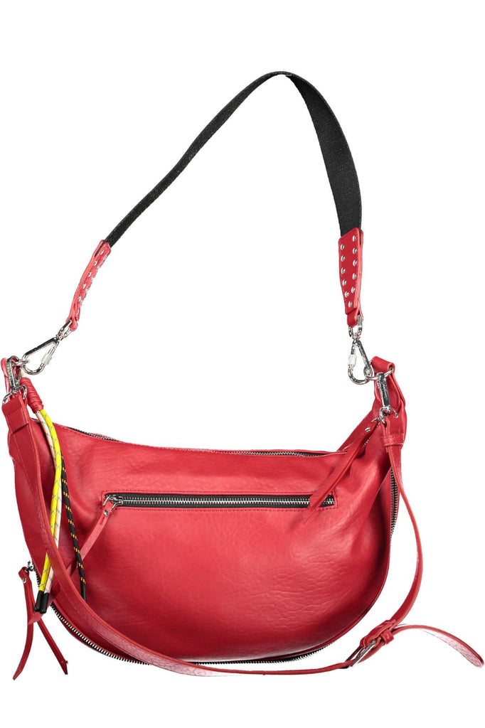 Desigual Sizzling Red Expandable Handbag Desigual