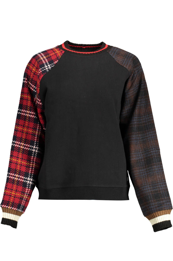 Desigual Black Cotton Sweater Desigual