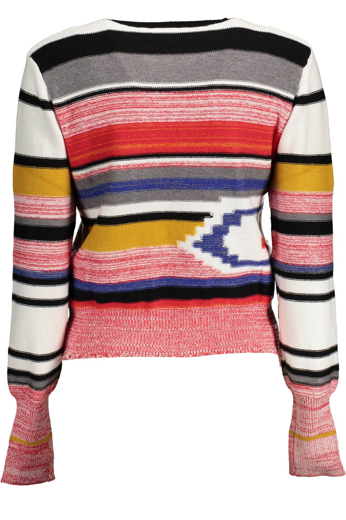 Desigual Pink Polyester Sweater Desigual
