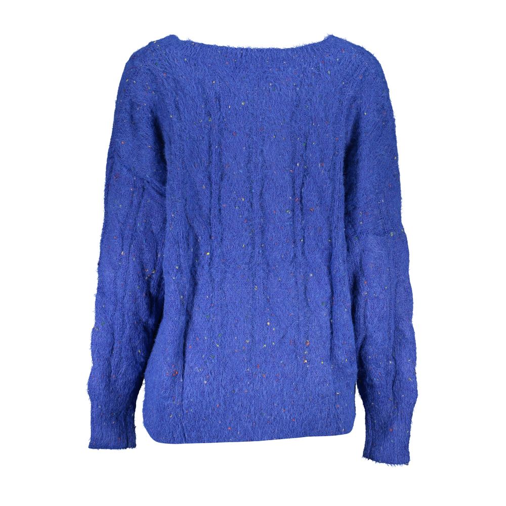 Desigual Vibrant V-Neck Sweater with Contrasting Details Desigual
