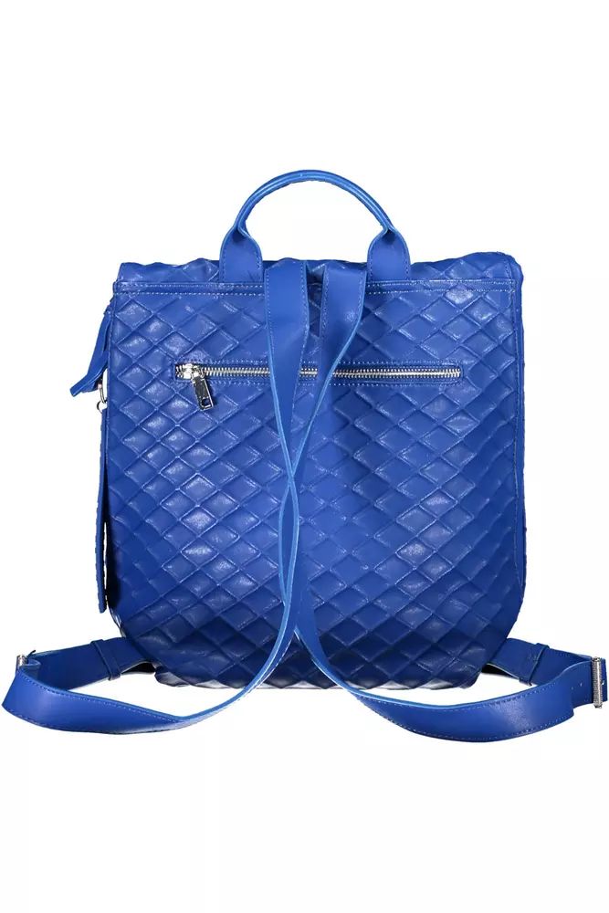 Desigual Chic Blue Urban Backpack with Contrasting Details Desigual