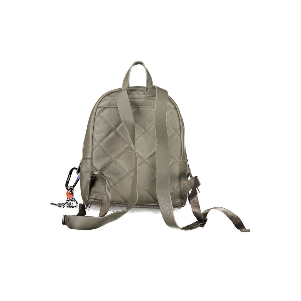 Desigual Chic Artisanal Backpack with Contrasting Details Desigual