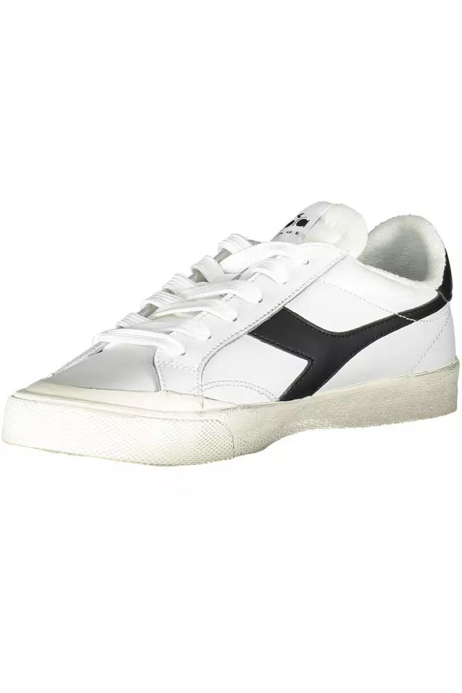 Diadora Sporty Lace-Up Sneakers with Contrast Accents Diadora