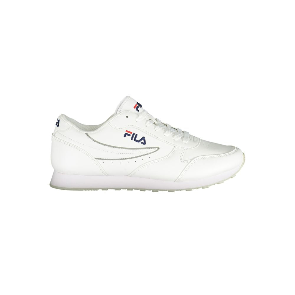 Fila Pristine White Sports Sneakers with Contrast Accents Fila