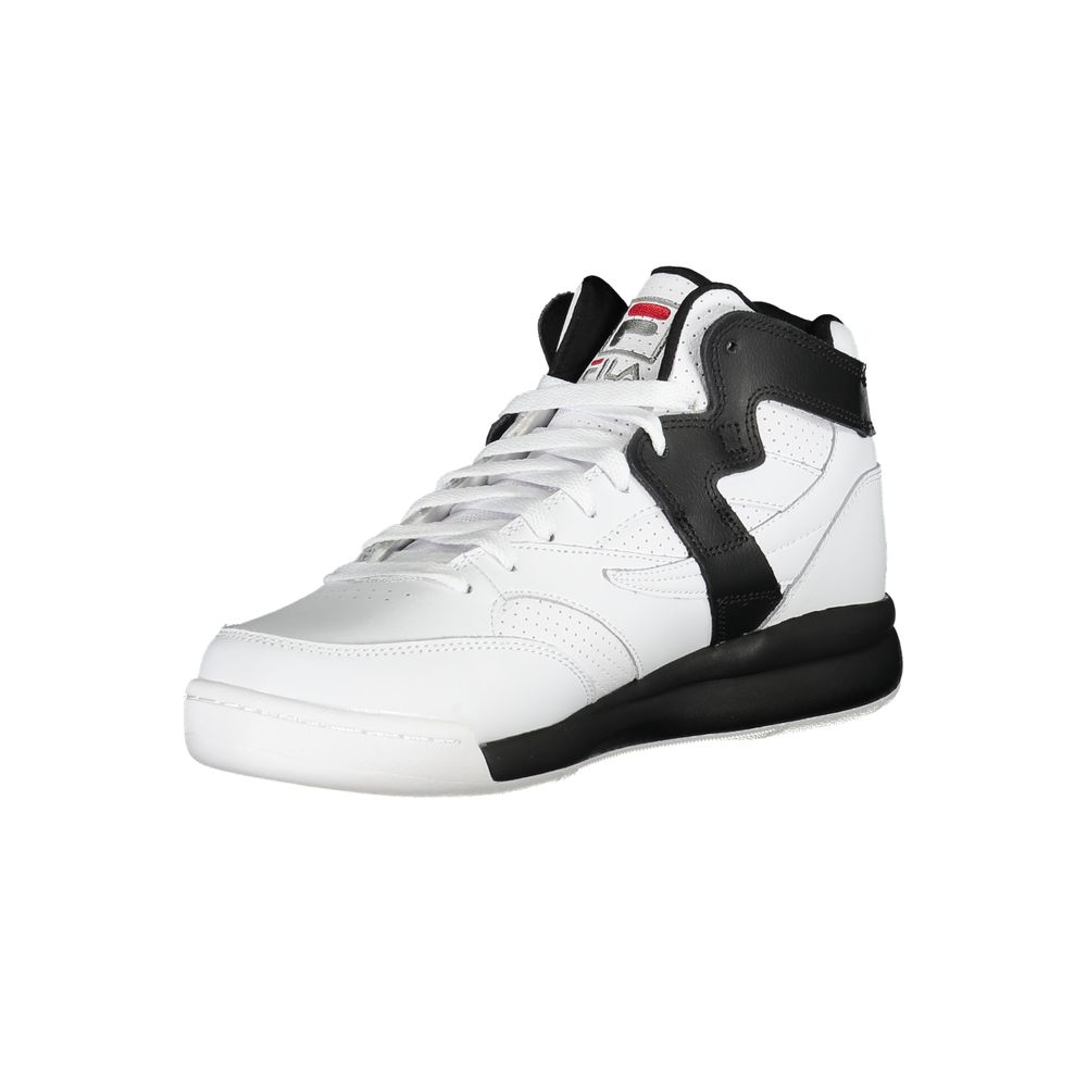Fila High-Top Athletic Lace-Up Sneakers with Contrast Details Fila