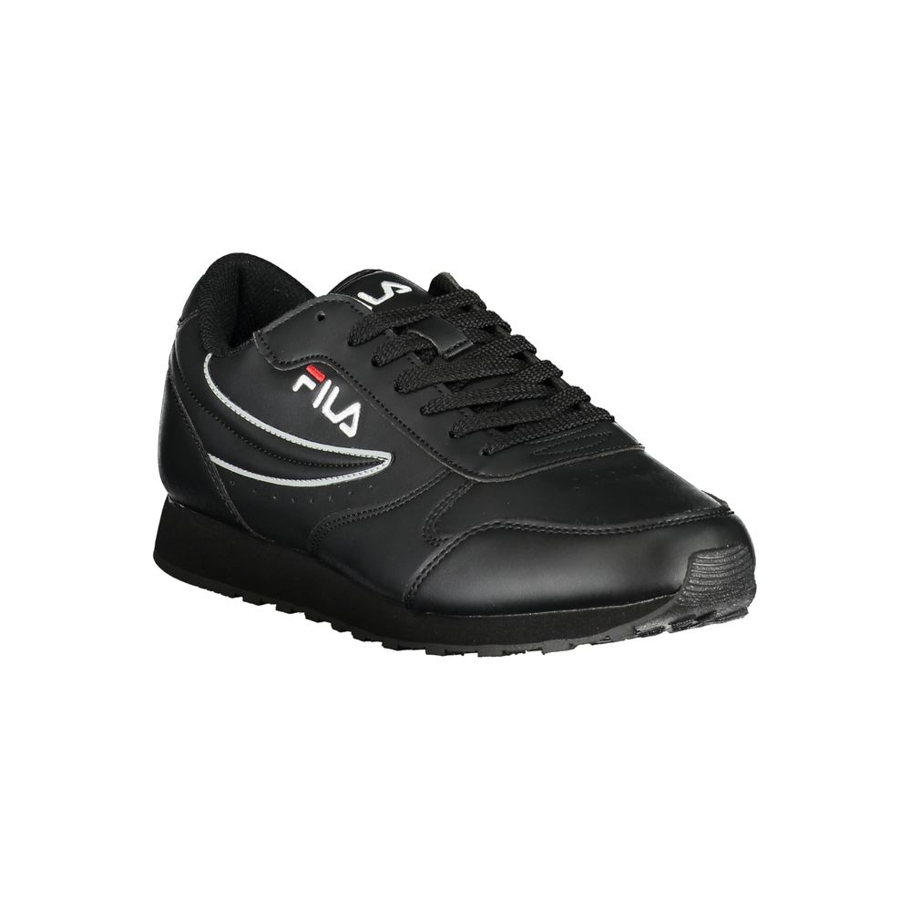 Fila Classic Laced Sports Sneakers with Contrast Details Fila