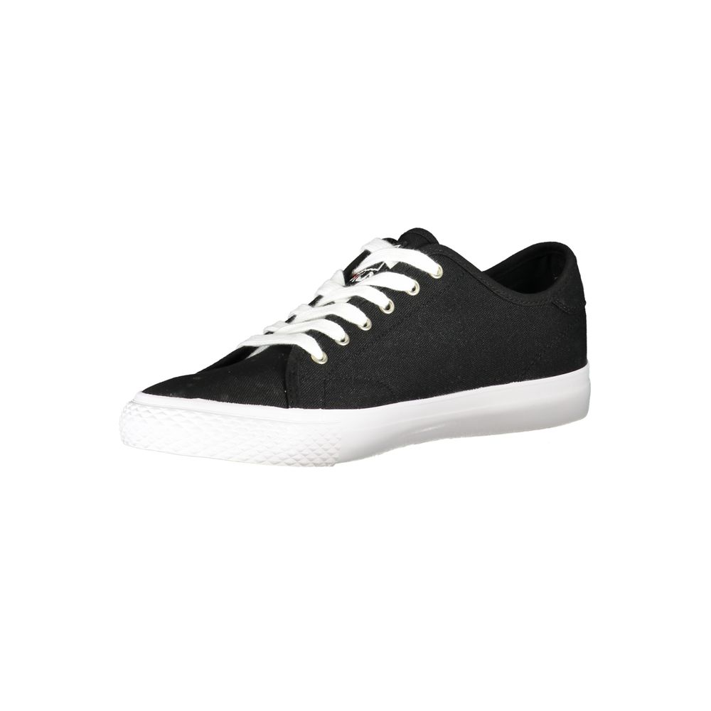 Fila Sleek Black Laced Sports Sneakers Fila