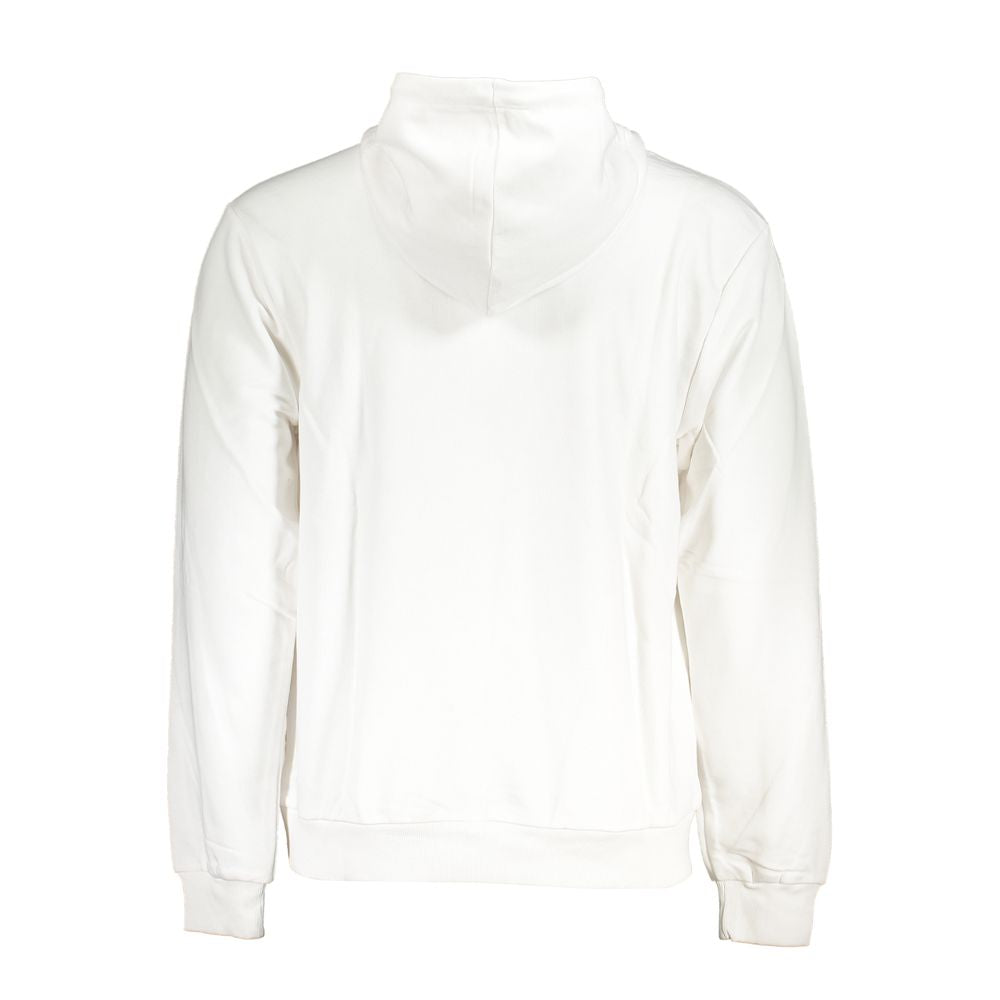 Fila Chic White Cotton Blend Hooded Sweater Fila