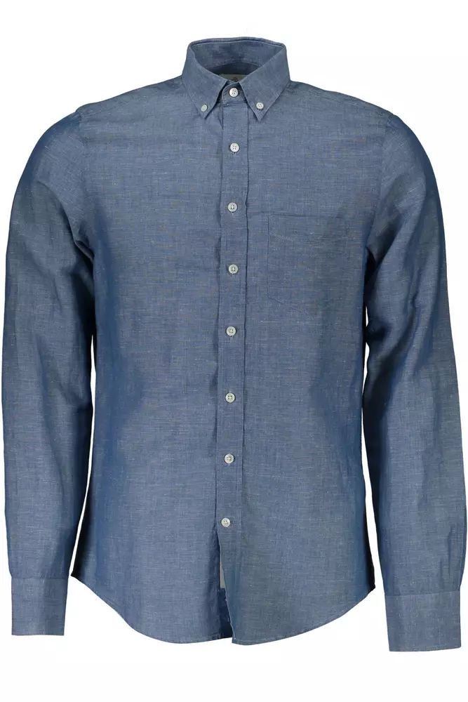 Gant Elegant Long Sleeve Linen-Blend Shirt Gant