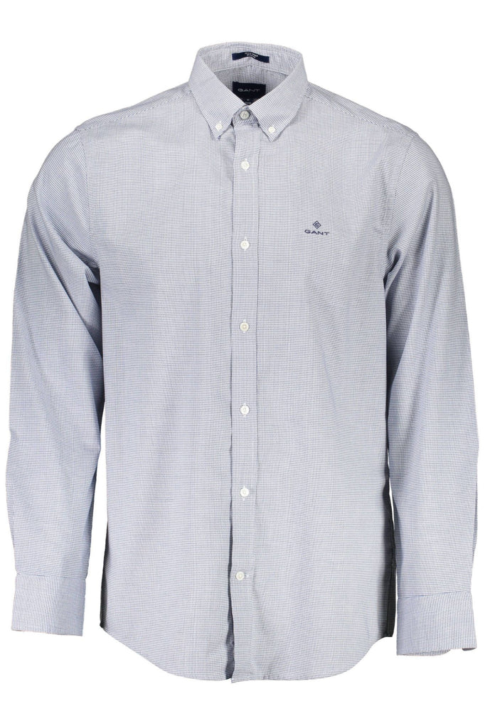 Gant Elegant Organic Cotton Blend Blue Shirt Gant