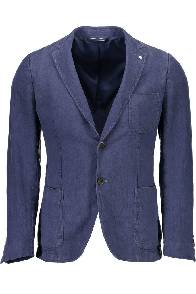 Gant Blue Linen Jacket Gant