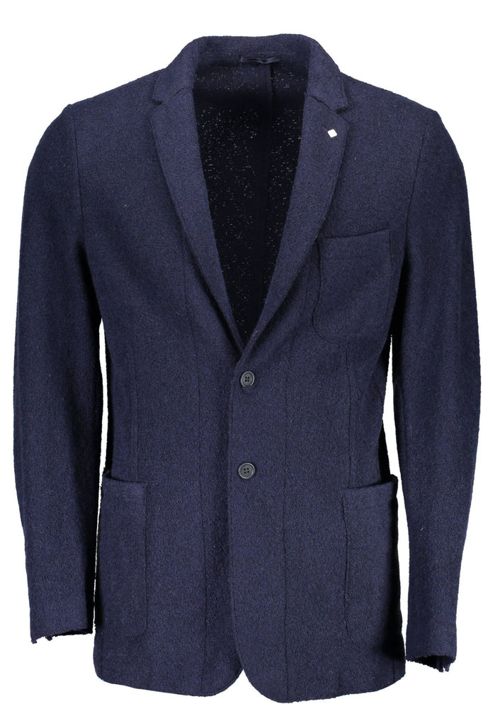 Gant Blue Wool Jacket Gant