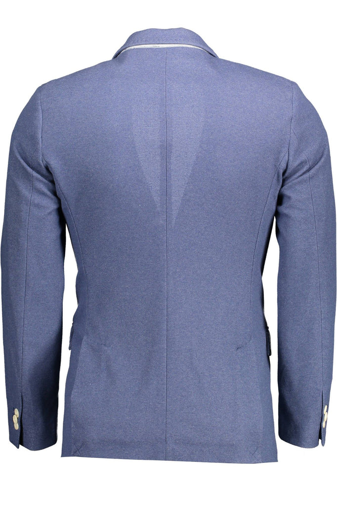 Gant Chic Slim-Fit Blue Jacket with Elegant Detailing Gant